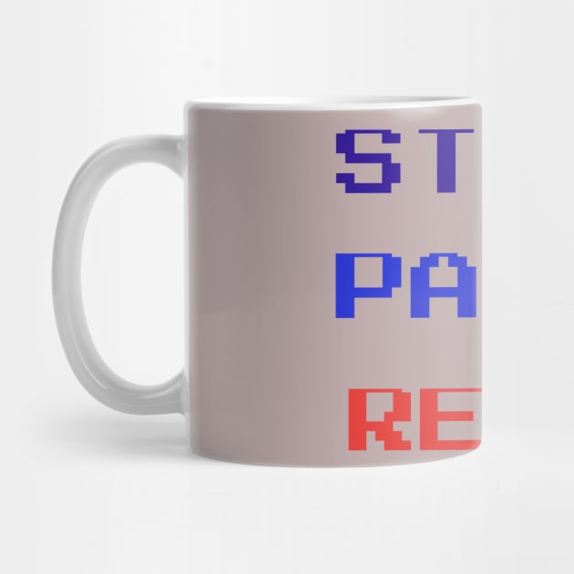 Start, Pause, Reset Funny Text Design by Jled